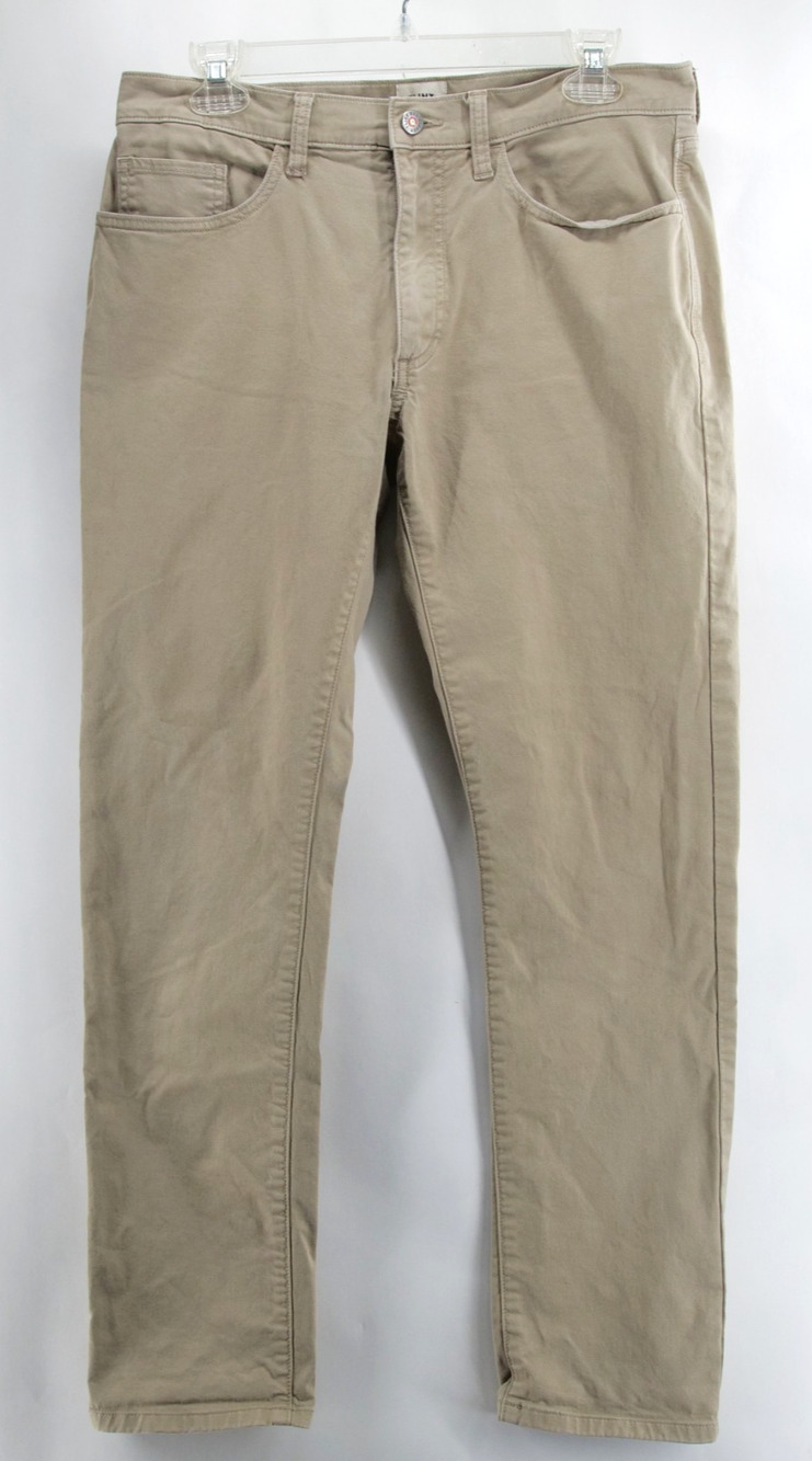 Flint & Tinder Slim Fit Pants Stretch Chino 31x30 Mens Khaki Work Casual